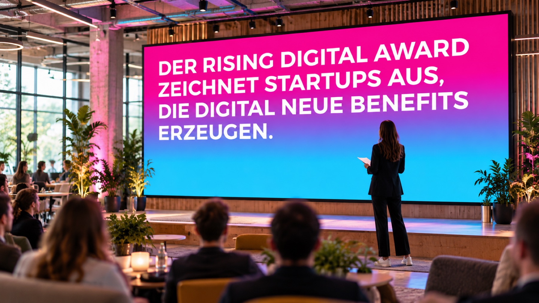 Preisverleihung des Rising Digital Award